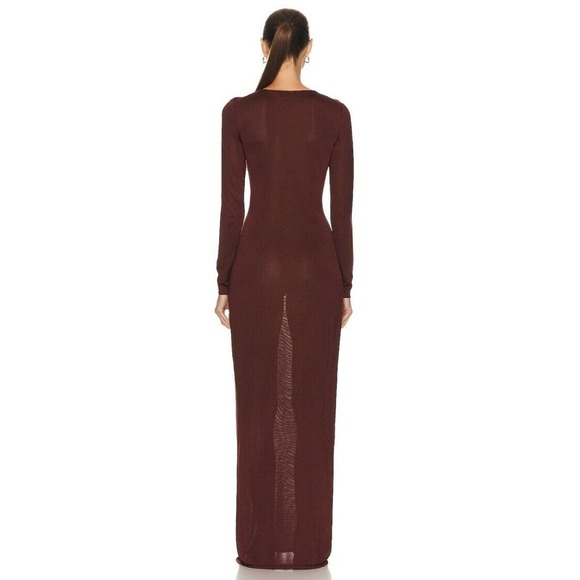 Nili Lotan Caper Knitted Maxi Dress - Picture 3 of 9